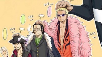 《海賊王》身高排行，自從看了海賊，樓都不覺得高了