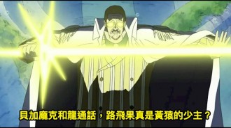 海賊王1064話情報：貝加龐克和龍通話，路飛果真是黃猿的少主？