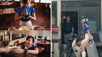 春麗先生中華料理店驚見「當外送員」？這年頭格鬥家的日子也不好過吧