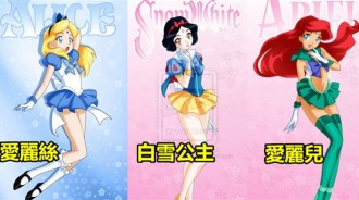 制服控們看過來！當迪士尼動畫電影女主角變身成為「美少女戰士」，簡直美哭了！