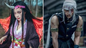 游郭篇主角COS，伊之助帥，炭治郎酷，音柱的cos最為驚豔