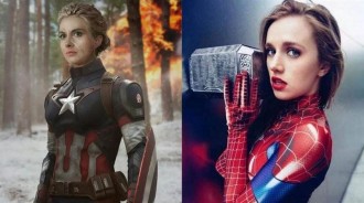 漫威英雄女版cosplay：蜘蛛俠甜美可愛，驚奇隊長和雷神我全都要XDD