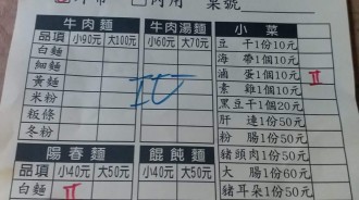 客人點菜「在菜單上畫4筆劃」最後只來了2碗！氣嗆老闆「餐點為什麼少給」網一看全挺店家：來亂的嗎