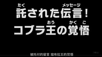 海賊王第1119集：被託付的留言 寇布拉王的覺悟  (中文版)