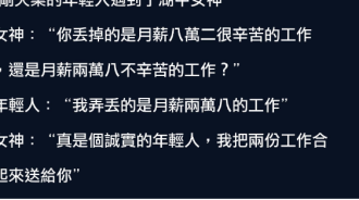 誠實的結果是…..