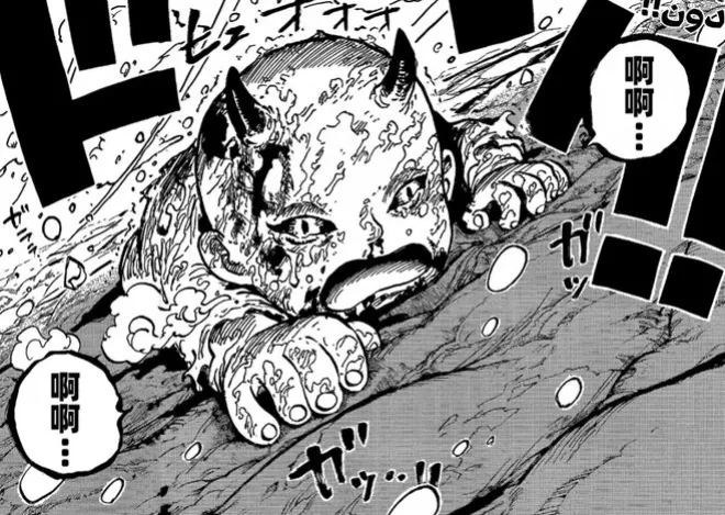 海賊王1154話，露眼的成年洛基像個惡魔，神秘強者擊殺麥哲倫