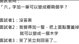 只准加一筆！「六」變什麼字？網友全卡關：根本想不到
