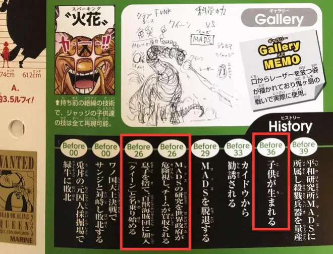 海賊王官方情報：弗蘭奇和奎因宣布父子，60歲的薇薇變成天龍人