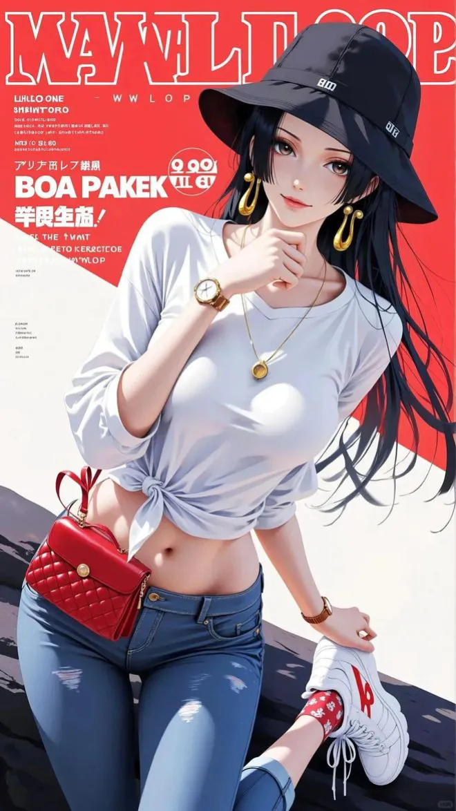 海賊王,漢庫克制服,身姿曼妙,美麗動人