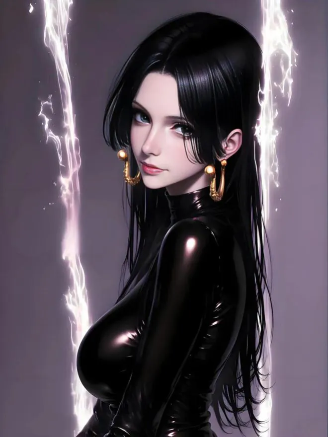 海賊王,漢庫克皮衣,身姿曼妙,美麗動人