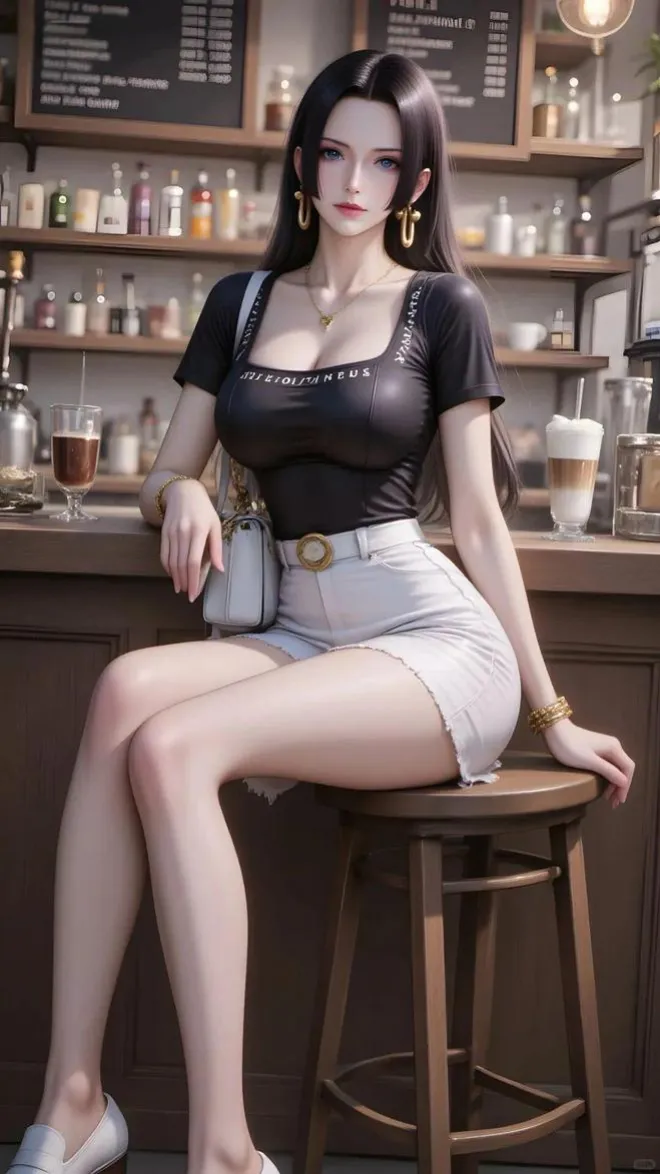 海賊王，漢庫克休閒裝，身姿豐滿，又純又欲