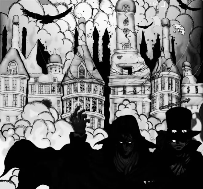 海賊王1168話，龍和薩博破壞推進城，救出明哥，路飛被黑轉成惡魔