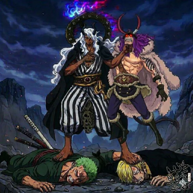 海賊王1180話,索隆擊殺索瑪茲,伊姆遭重創,山治被麒麟戈姆反殺