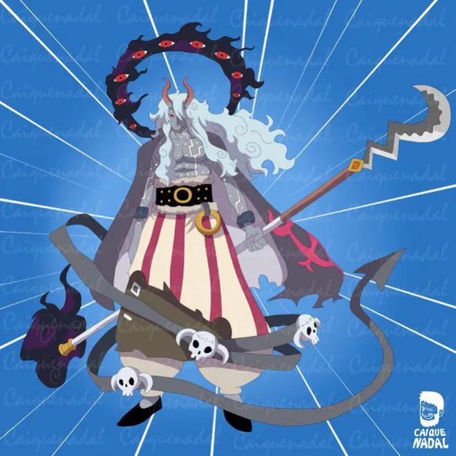 海賊王1180話，戴維瓊斯對伊姆下了詛咒，鷹眼從推進城救出明哥